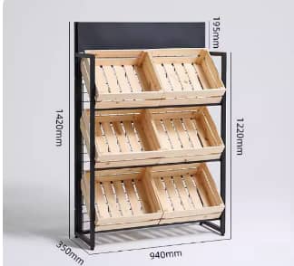 Decorative wooden stand