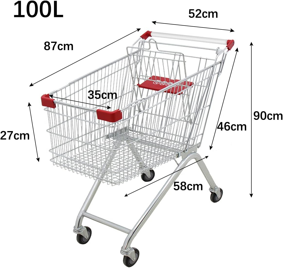 100L Shopping Cart