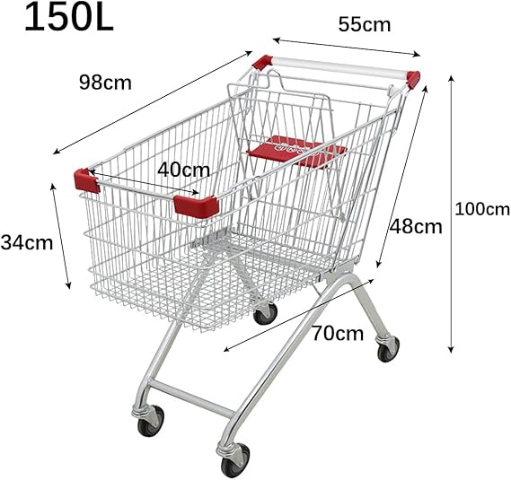 150L Shopping Cart
