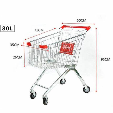 80L Shopping Cart